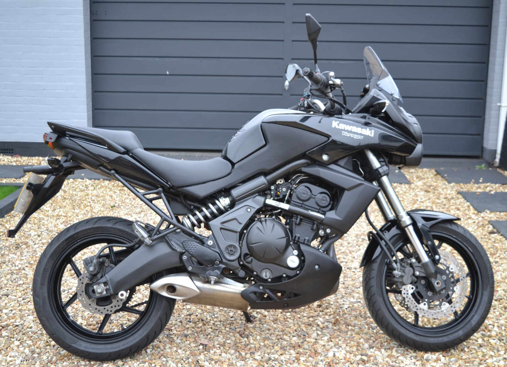 2014 Black Kawasaki KLE 650 Versys Motorcycle For Sale