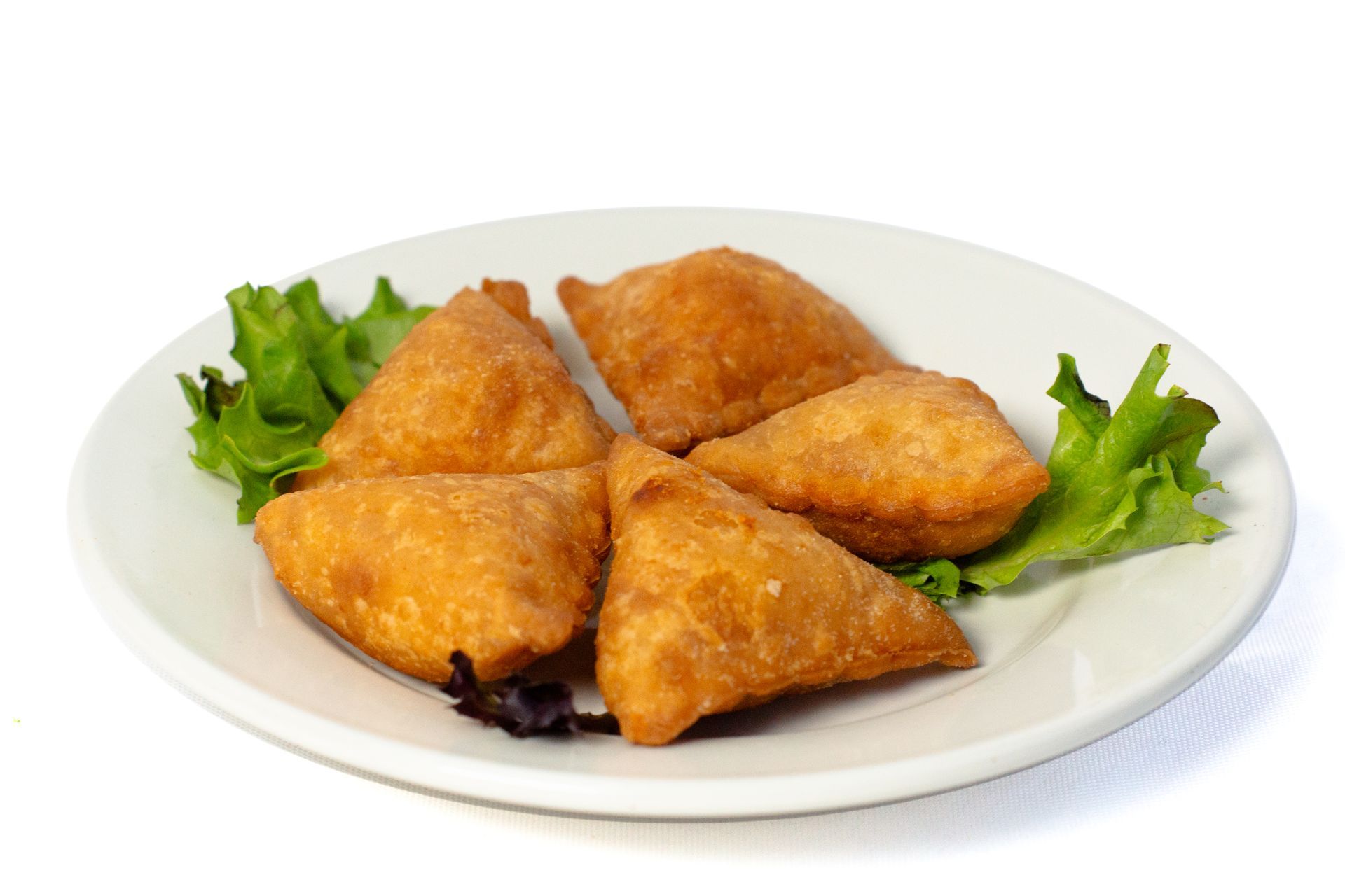 Sambousa: Phyllo dough stuffed w peas onion potato coriander sambousa (سمبوسة) or sambusak (سمبوسك)