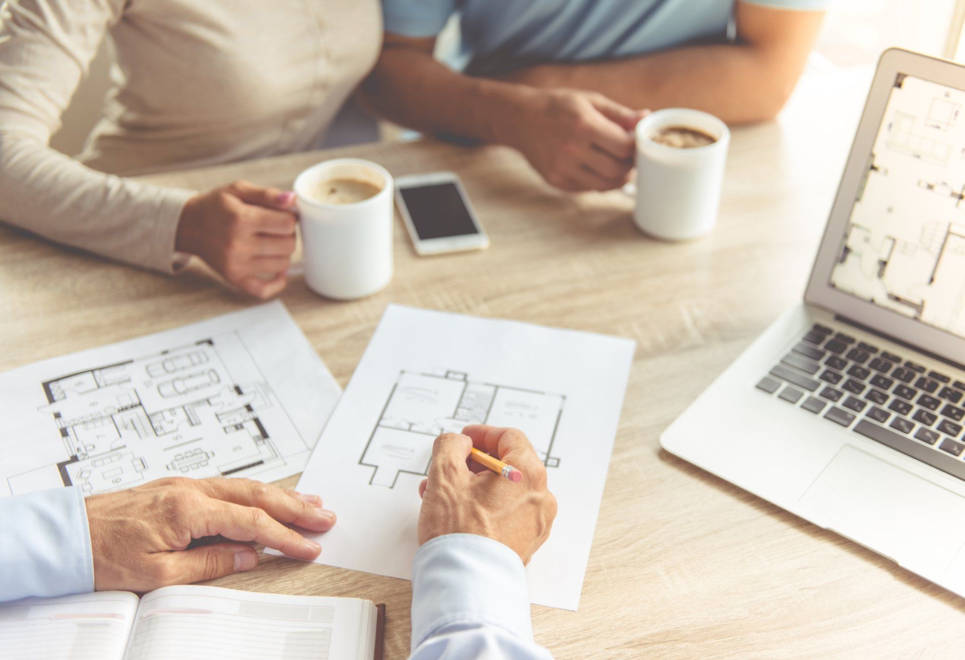 Couple building home