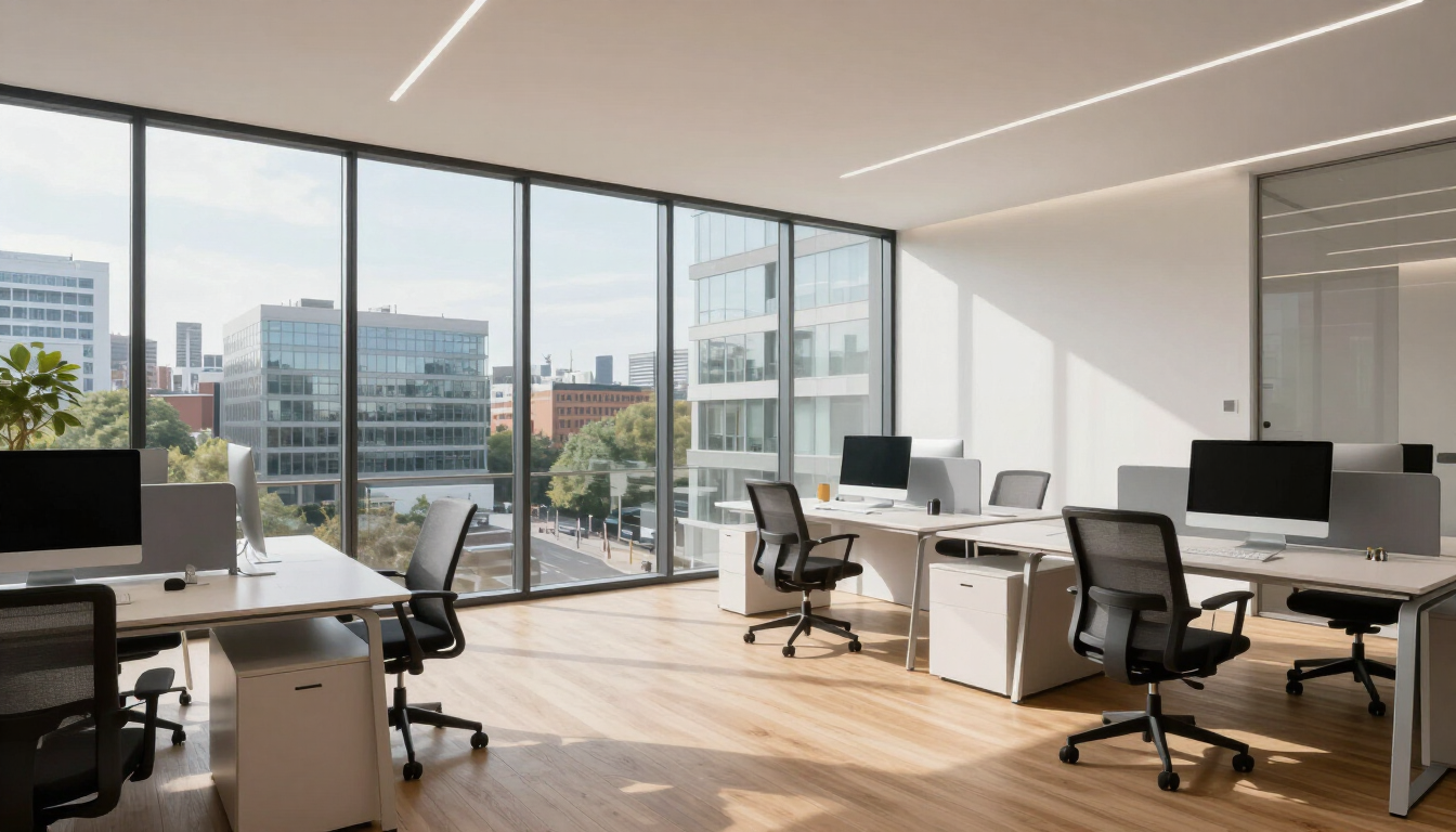 Modern office setting in Paddington London representing business growth and digital development.