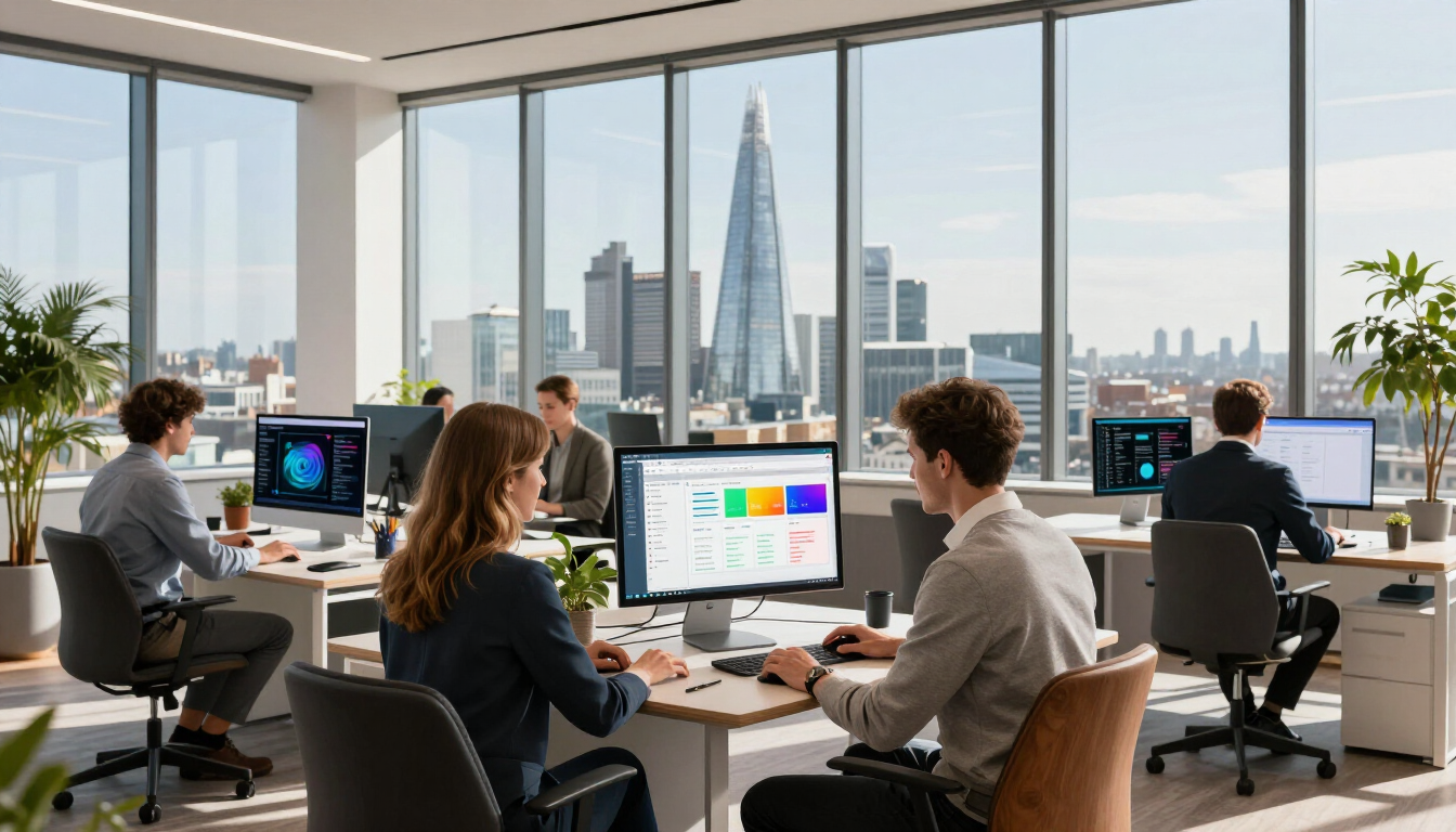 AI-powered digital marketing strategy data visualisation for London businesses