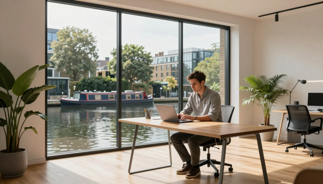 Paddington business professional working on digital strategy