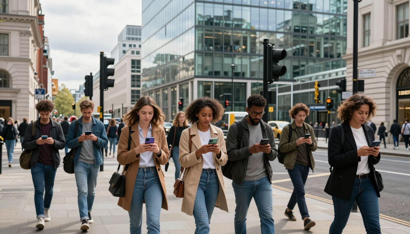 Central London business owners using mobile apps for engagement