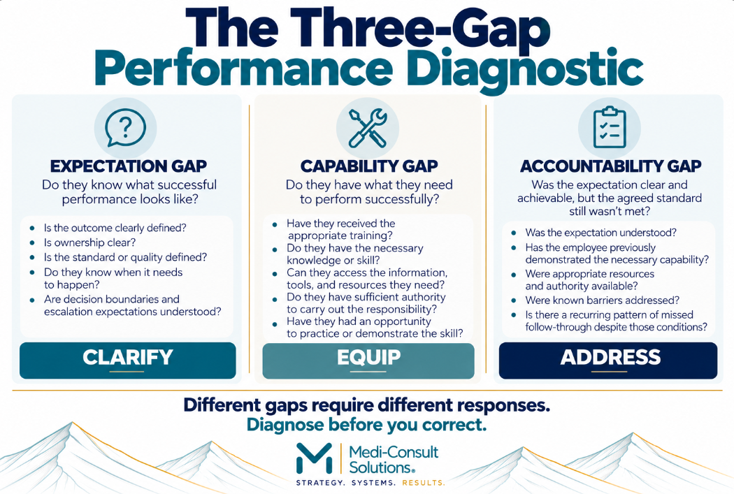 Three-Gap Performance Diagnostic | Employee Performance Tool