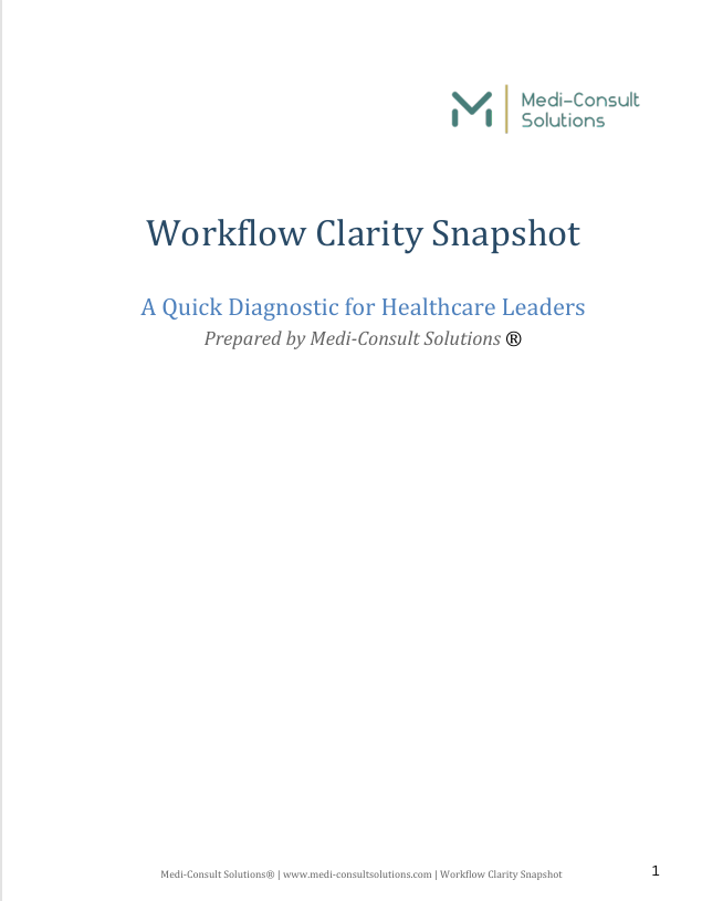 Workflow Clarity Snapshot
