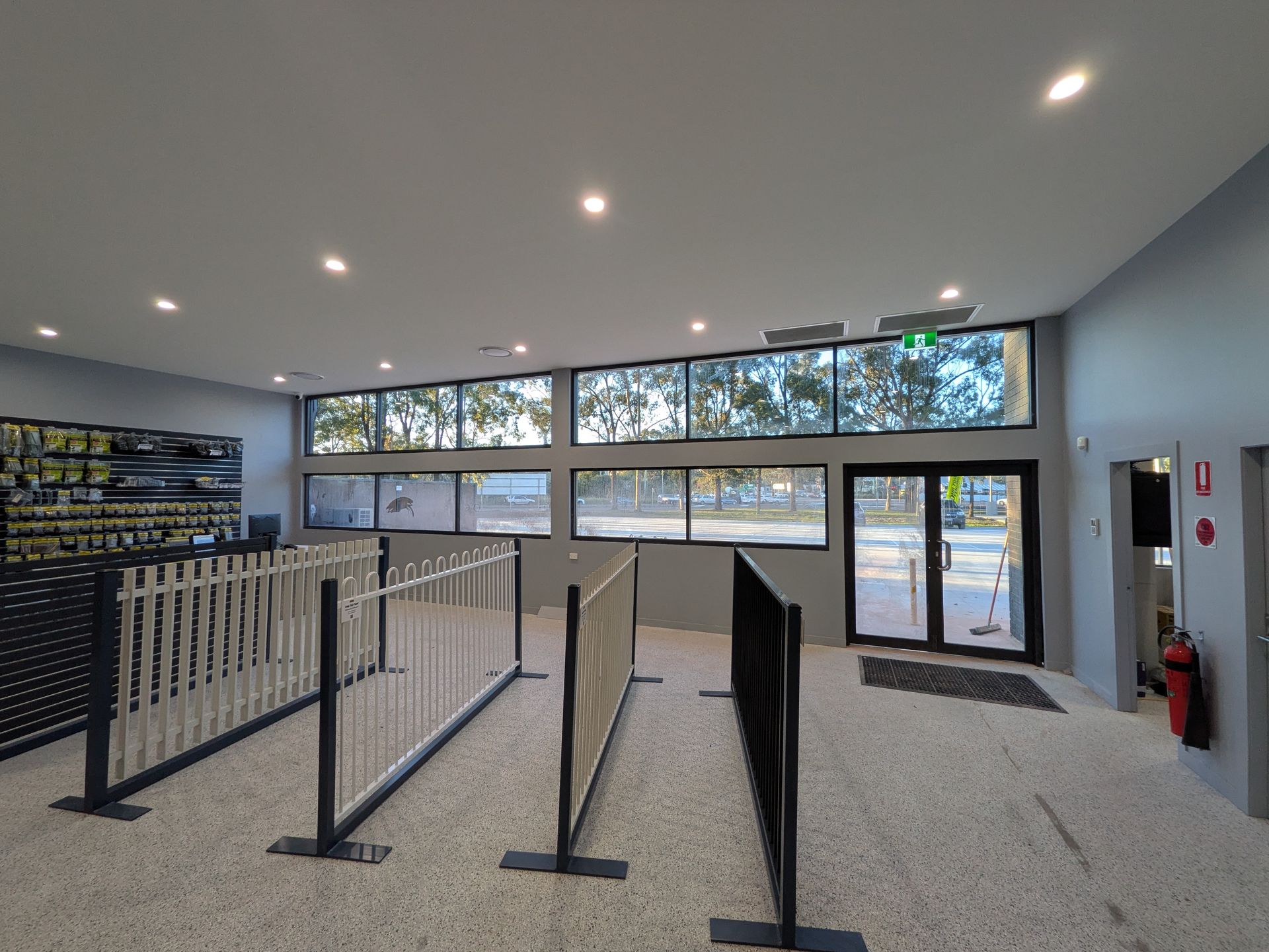 Indoor Airport Security Screening Area With Metal Queue Barriers — Lakecrest Projects in Belmont North, NSW
