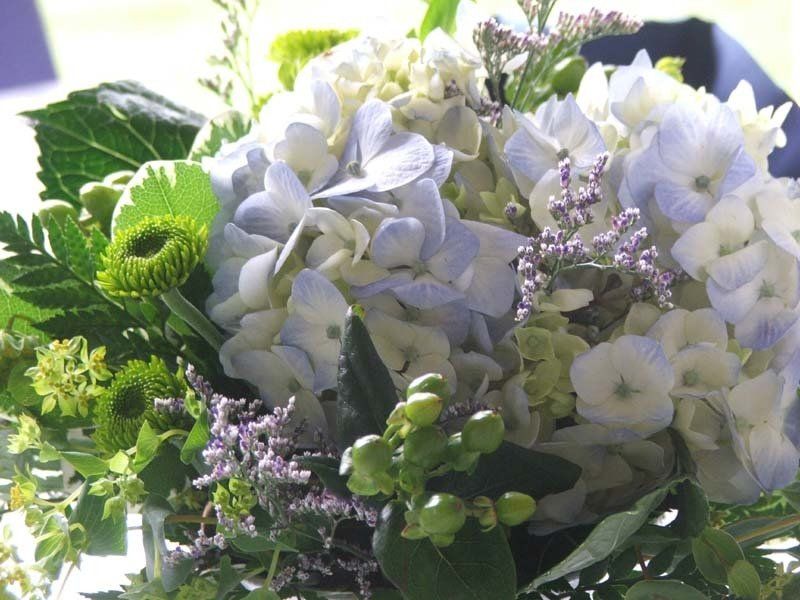 Wedding tables decorated with flower