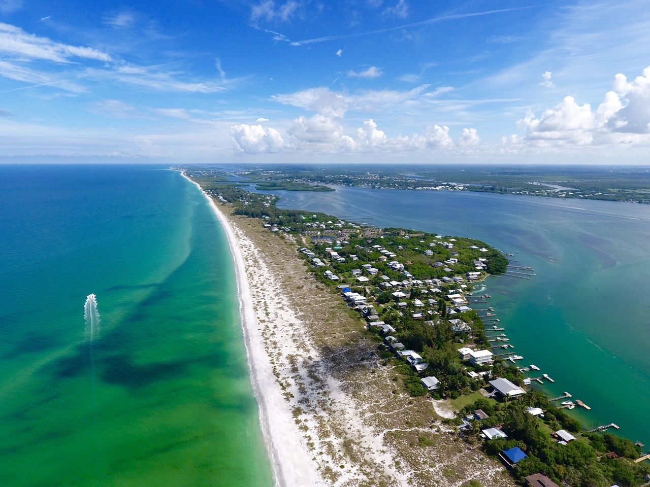 Beautiful Drone Shot of A Beach | Sarasota County, FL | Shoreline Airport Transportation LLC