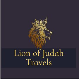 Golden lion head with crown;