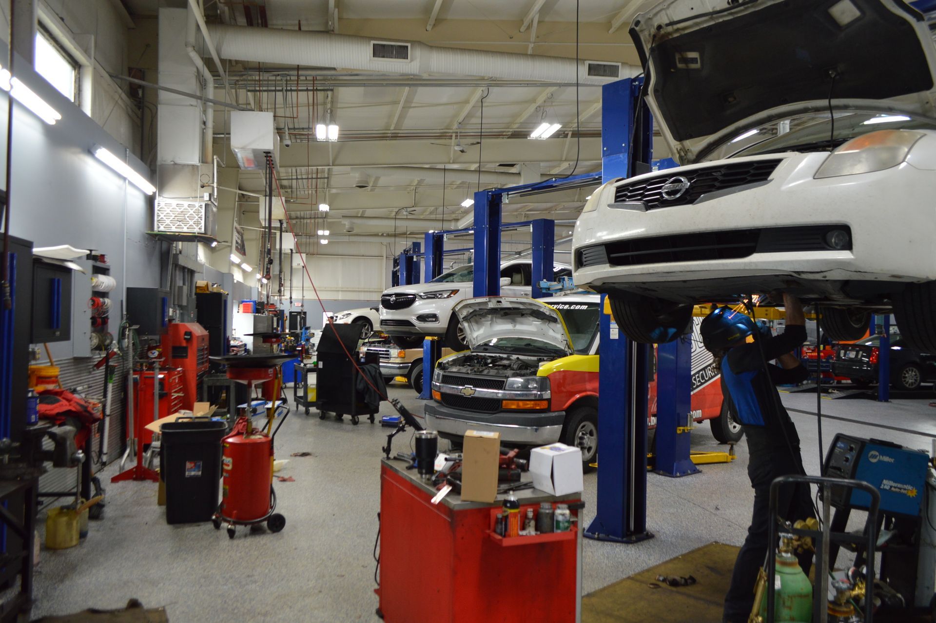 Vehicle on Lift | Full Throttle Automotive