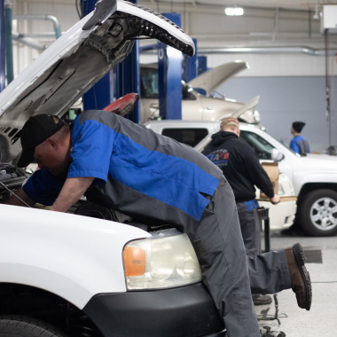 Mechanic Working | Full Throttle Automotive Llc