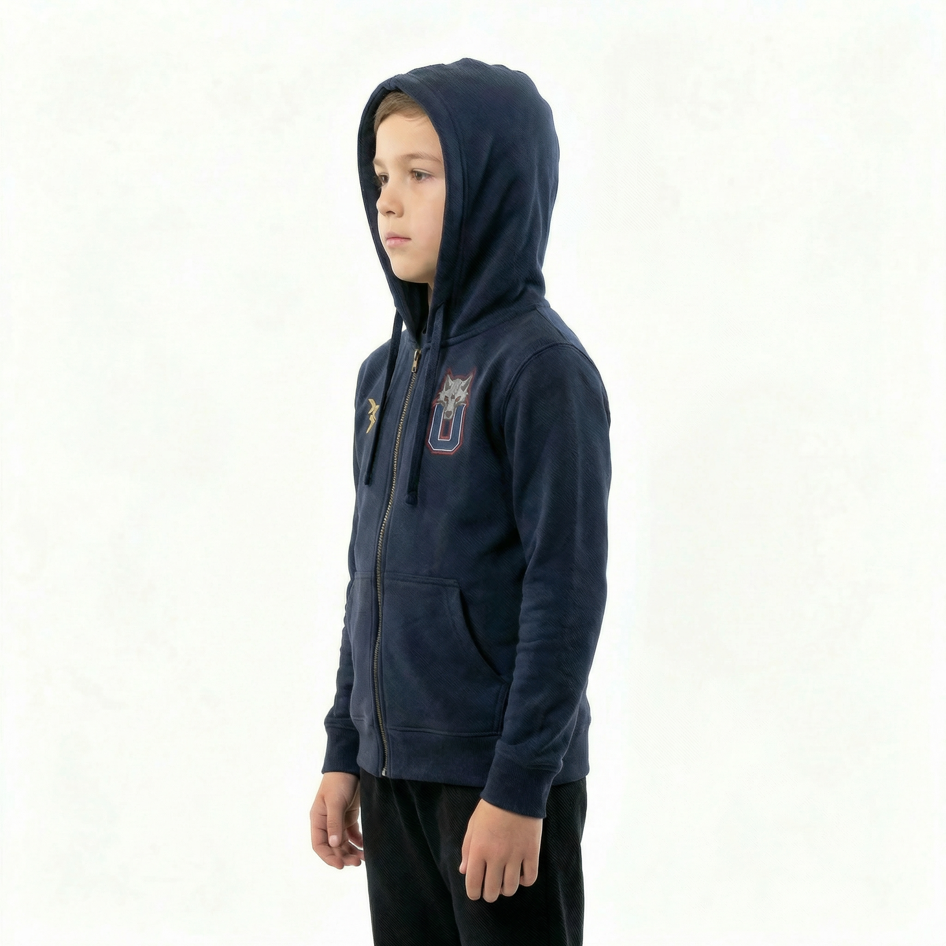 POLERON LOBO BLUE INFANTIL