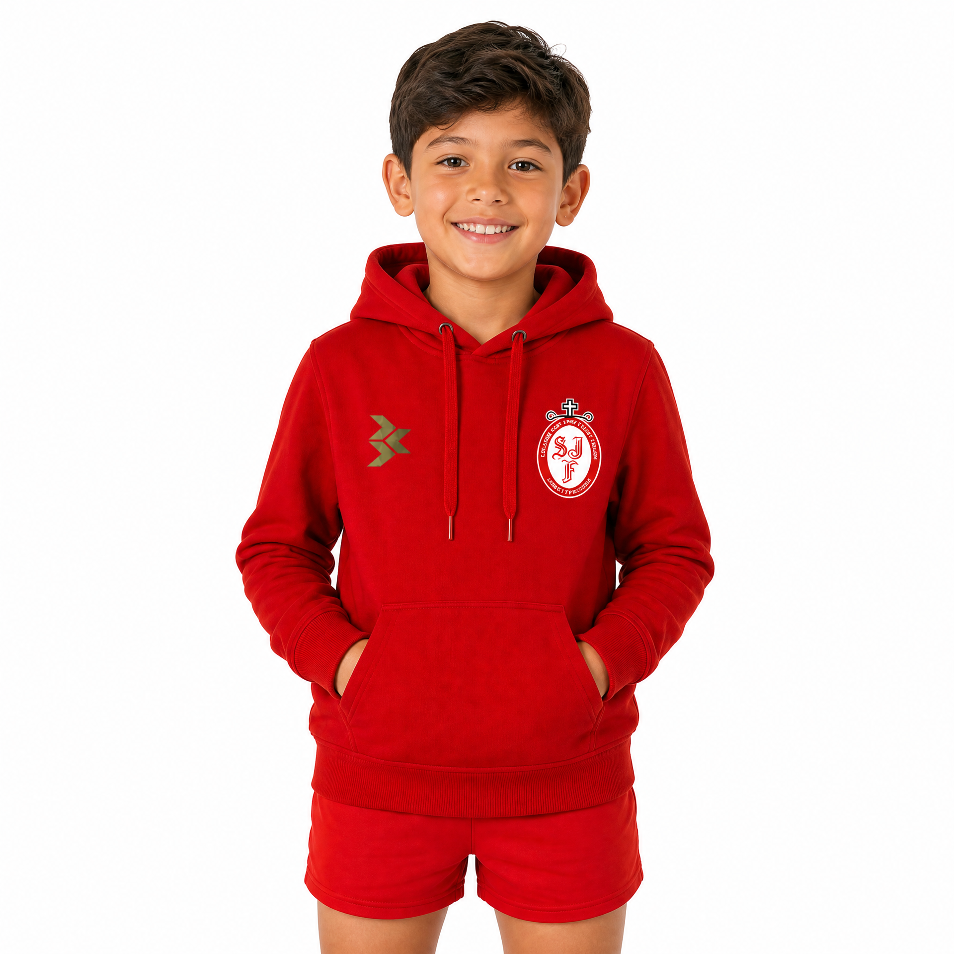 POLERON DEPORTIVO UNISEX INFANTIL COLEGIO SJF