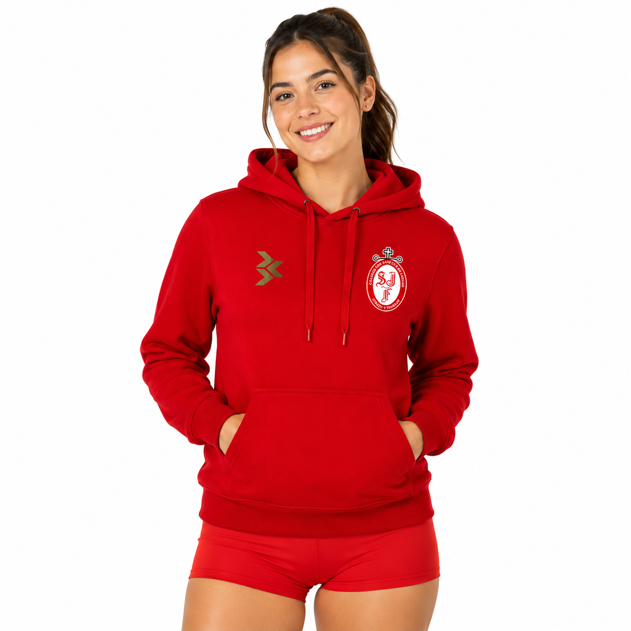 POLERON DEPORTIVO JUVENIL UNISEX COLEGIO SJF