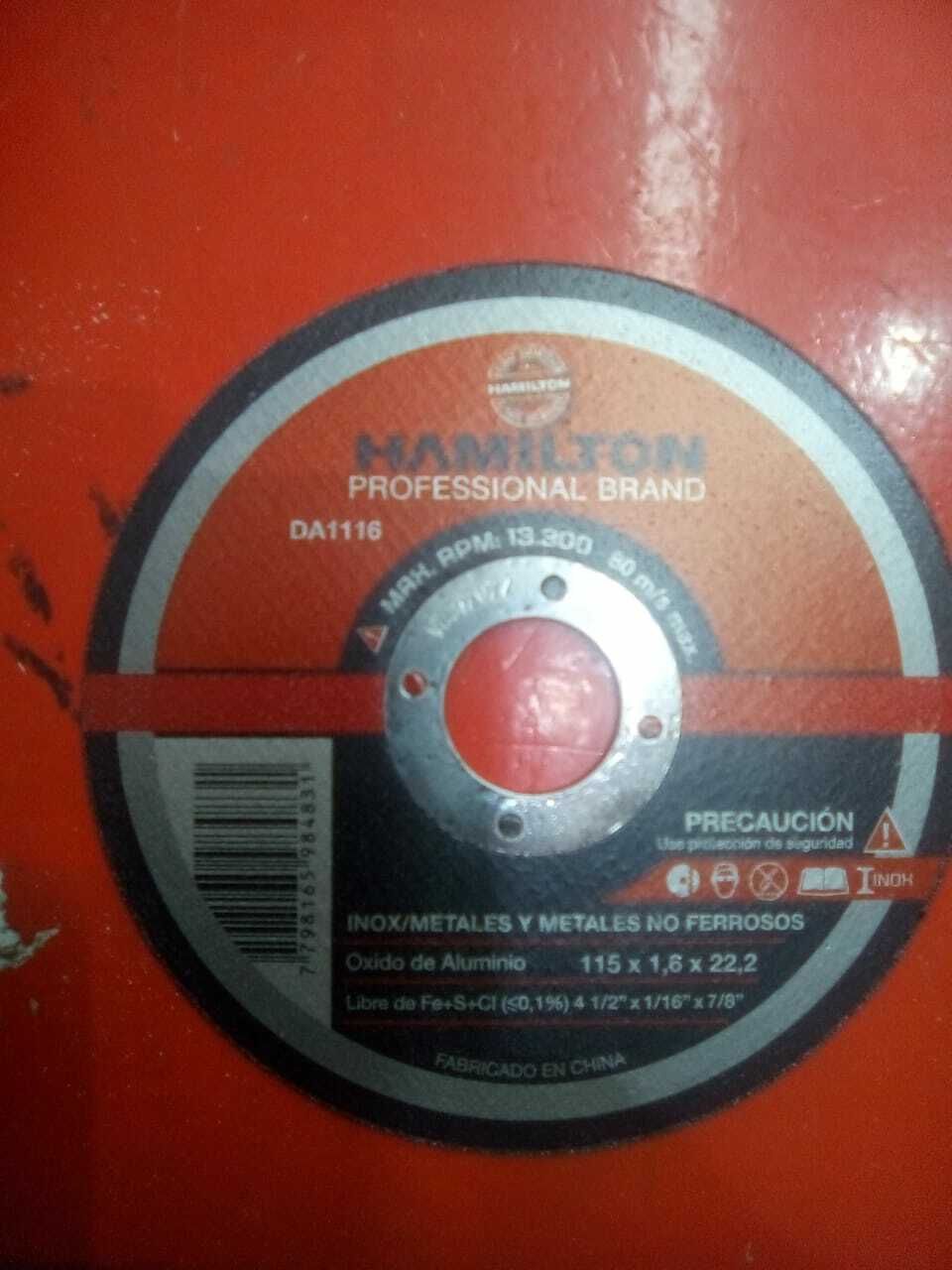 DISCO DE CORTE HAMILTON