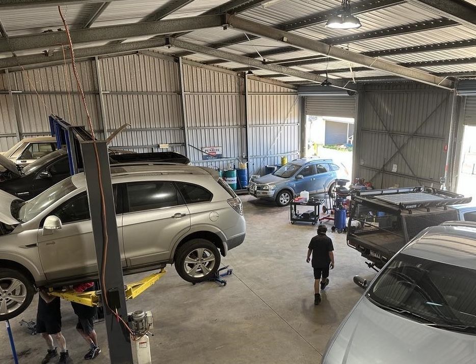 Multiple Vehicle Types Inside Our Workshop — H.M. Mechanical in Drayton, QLD