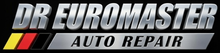 DR Euromaster Auto Repair logo in black, white, red, and yellow
