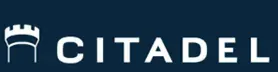 Citadel logo with a white castle icon and the word
