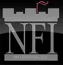 Logo: Gray castle with the letters