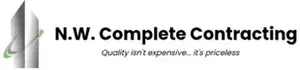 Logo for N.W. Complete Contracting with a stylized building graphic and the tagline