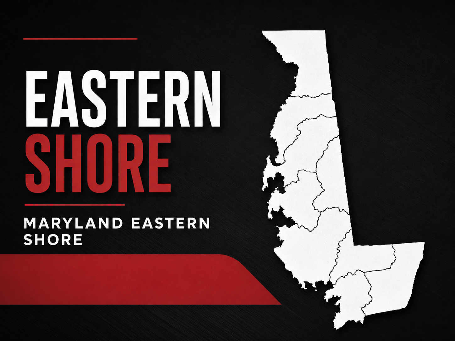 Seipp Roofing Eastern Shore service area covering Maryland’s Eastern Shore