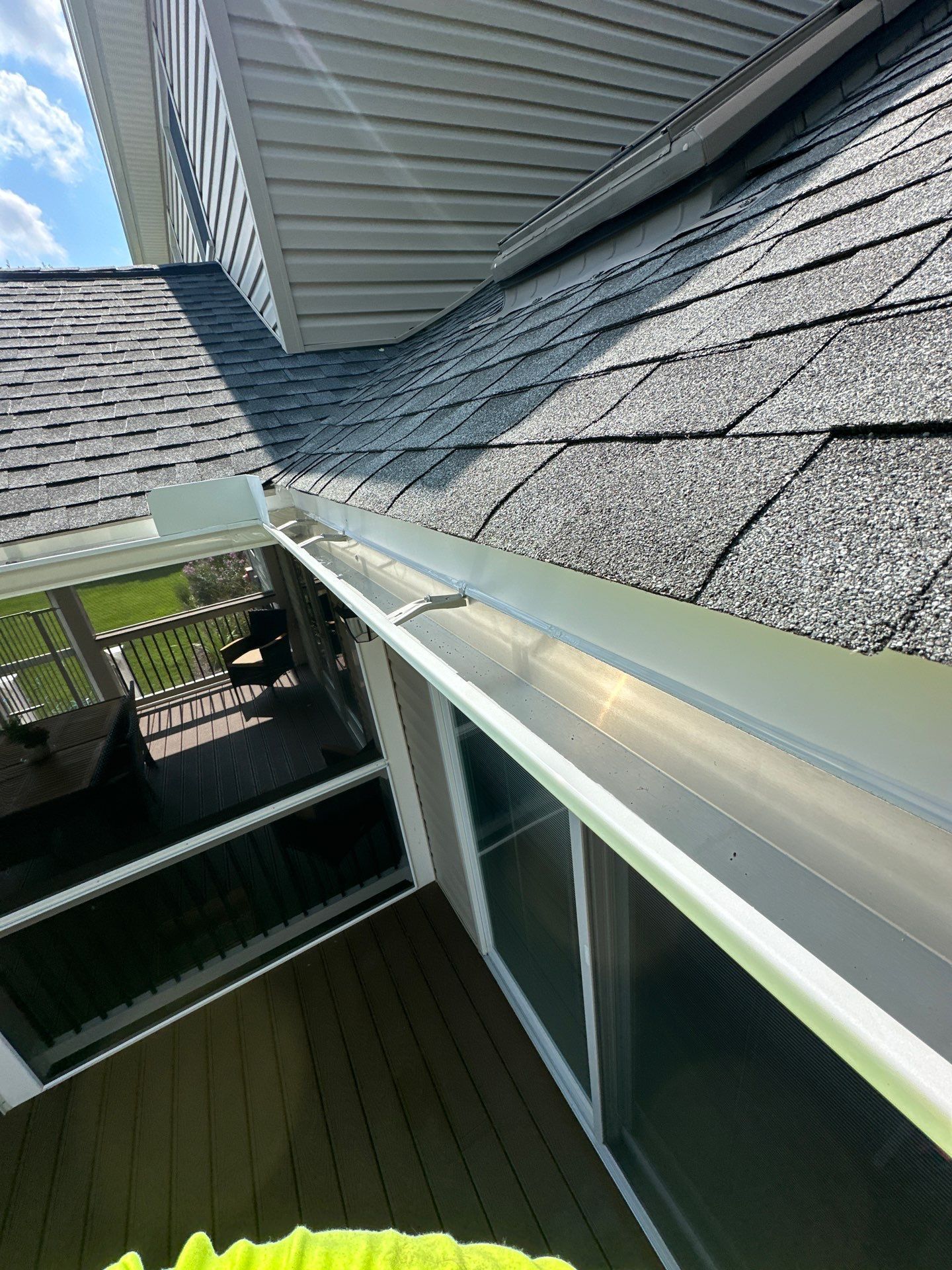 Replacement gutter system installed on a home in Hanover, Pennsylvania