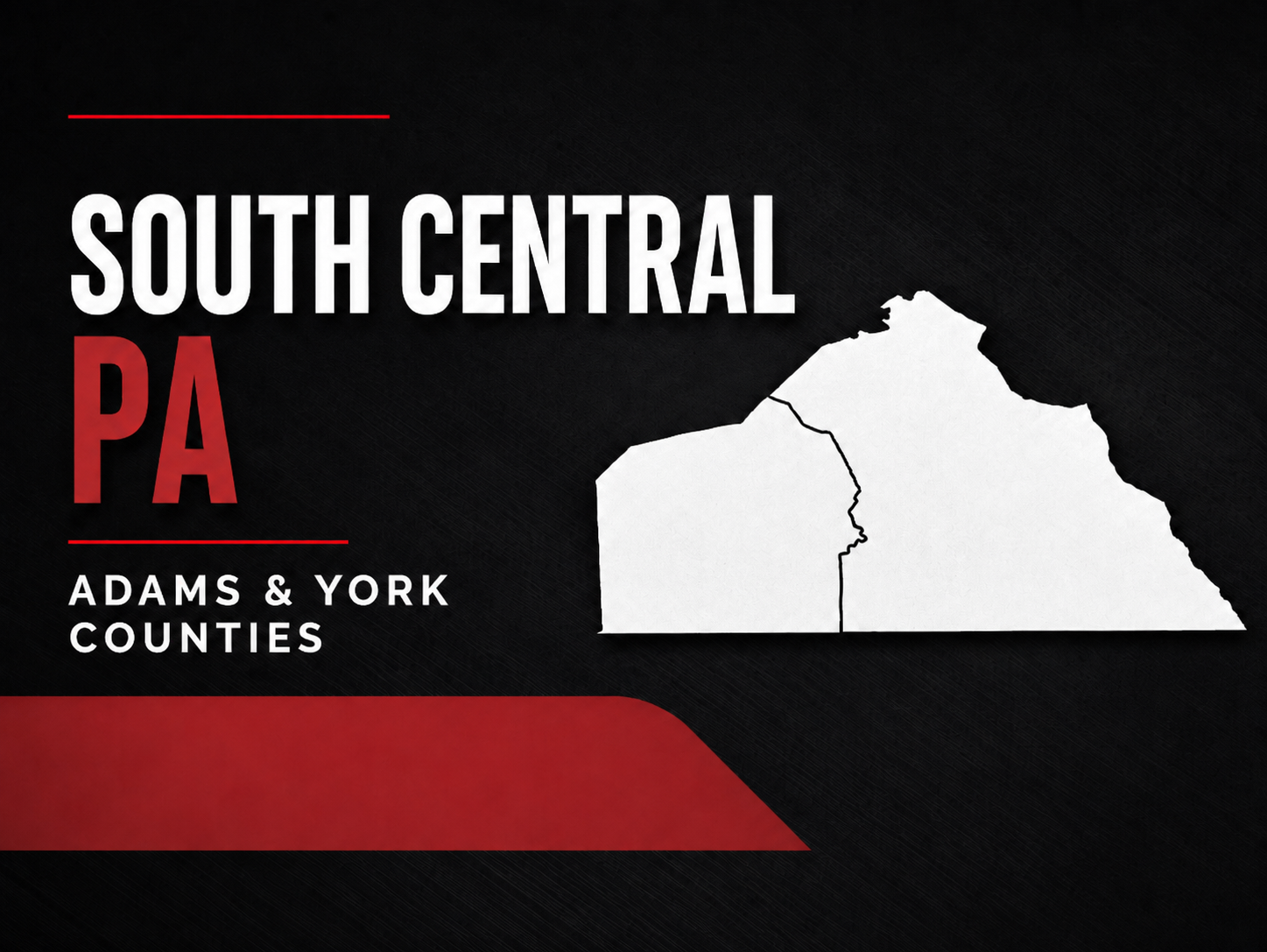 Seipp Roofing South Central Pennsylvania service area covering Adams and York Counties