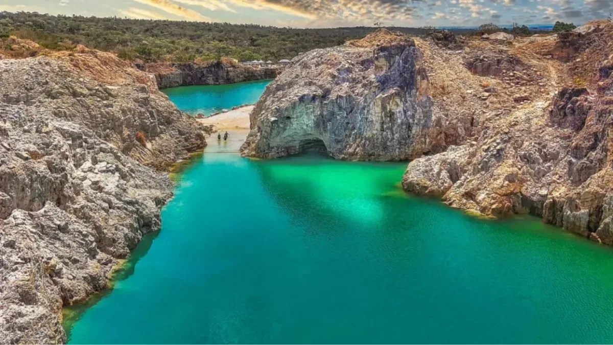 Lagoa dos Cristais, em Cristalina, Goiás