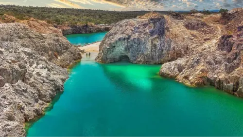 Lagoa dos Cristais, em Cristalina, Goiás