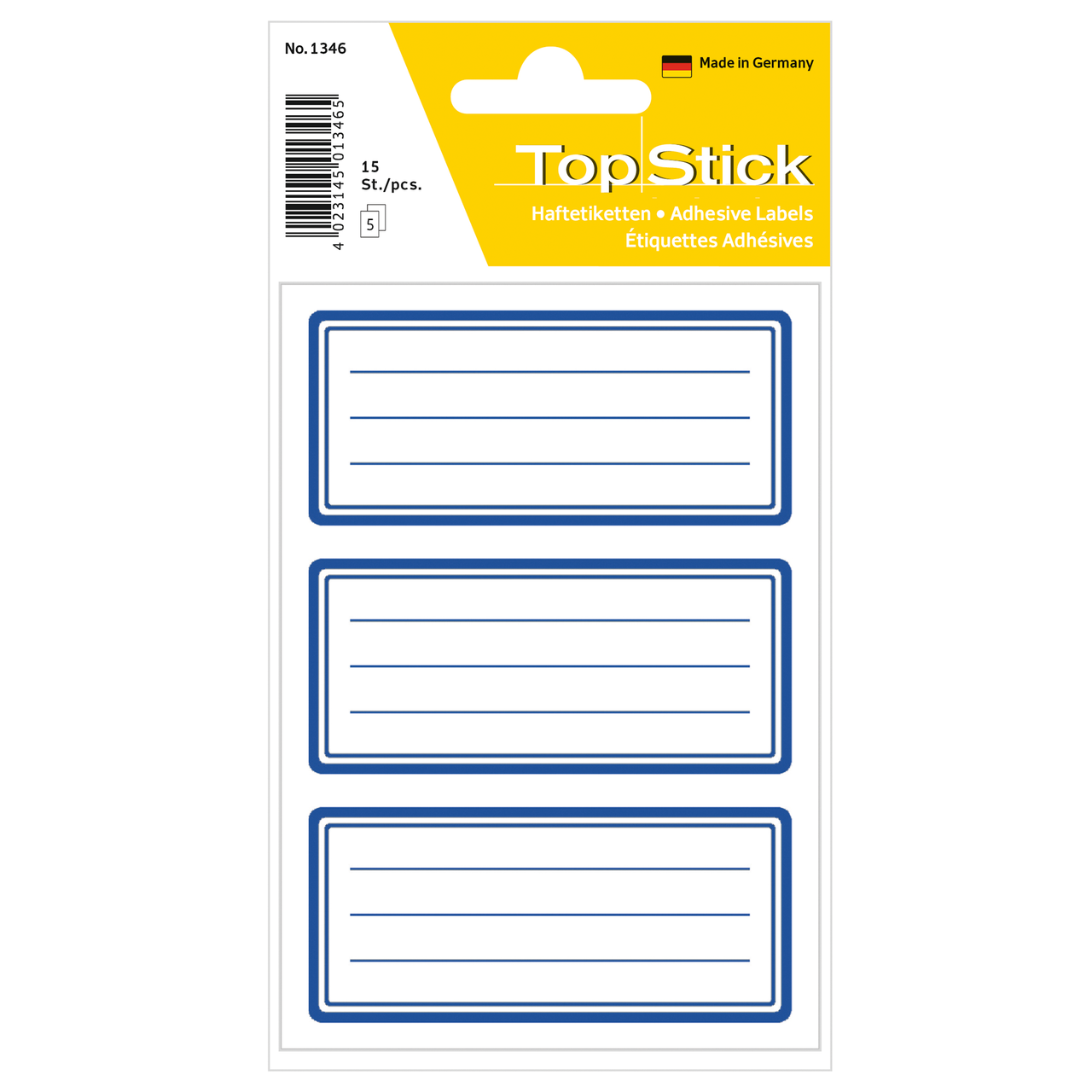etiquetas permanentes topstick ref.1346