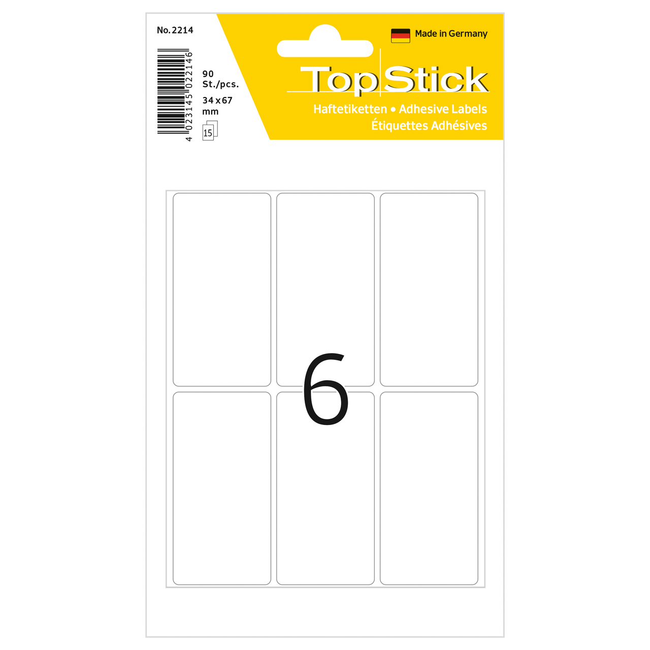 Etiquetas Permanentes Topstick