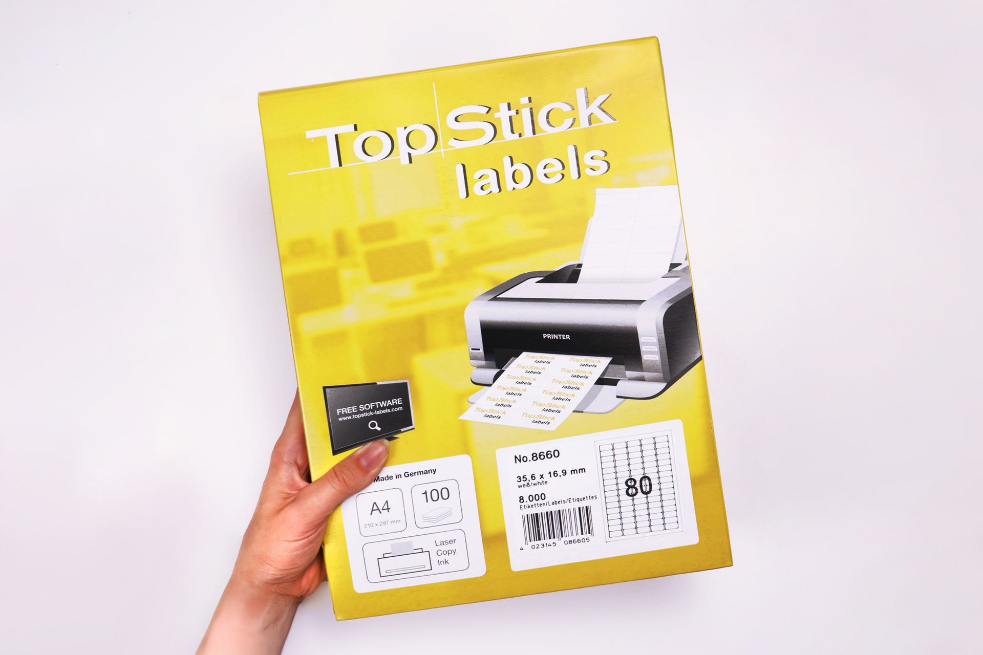 imagem de etiquetas da topstick