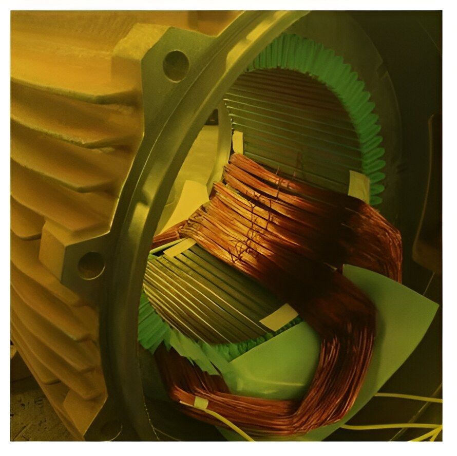A Close Up of an Electric Motor With Copper Wires — Davidson's Electrical In Parkhurst, QLD