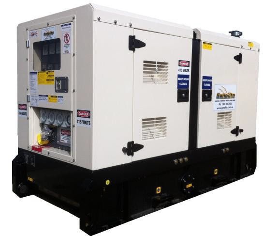 A white and black generator with the number 14 on it - Davidson's Electrical In Parkhurst, QLD