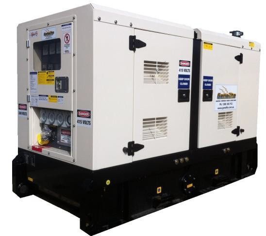A White and Black Generator — Davidson's Electrical In Parkhurst, QLD