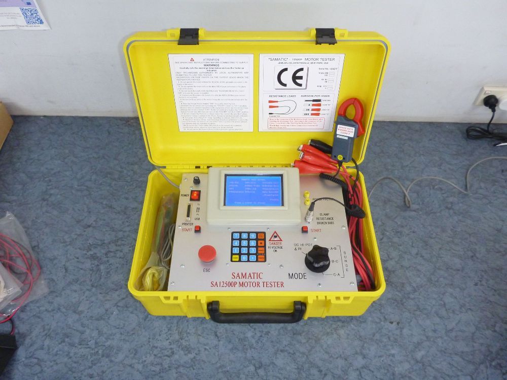 A testing kit being hooked up and used — Davidson's Electrical In Parkhurst, QLD