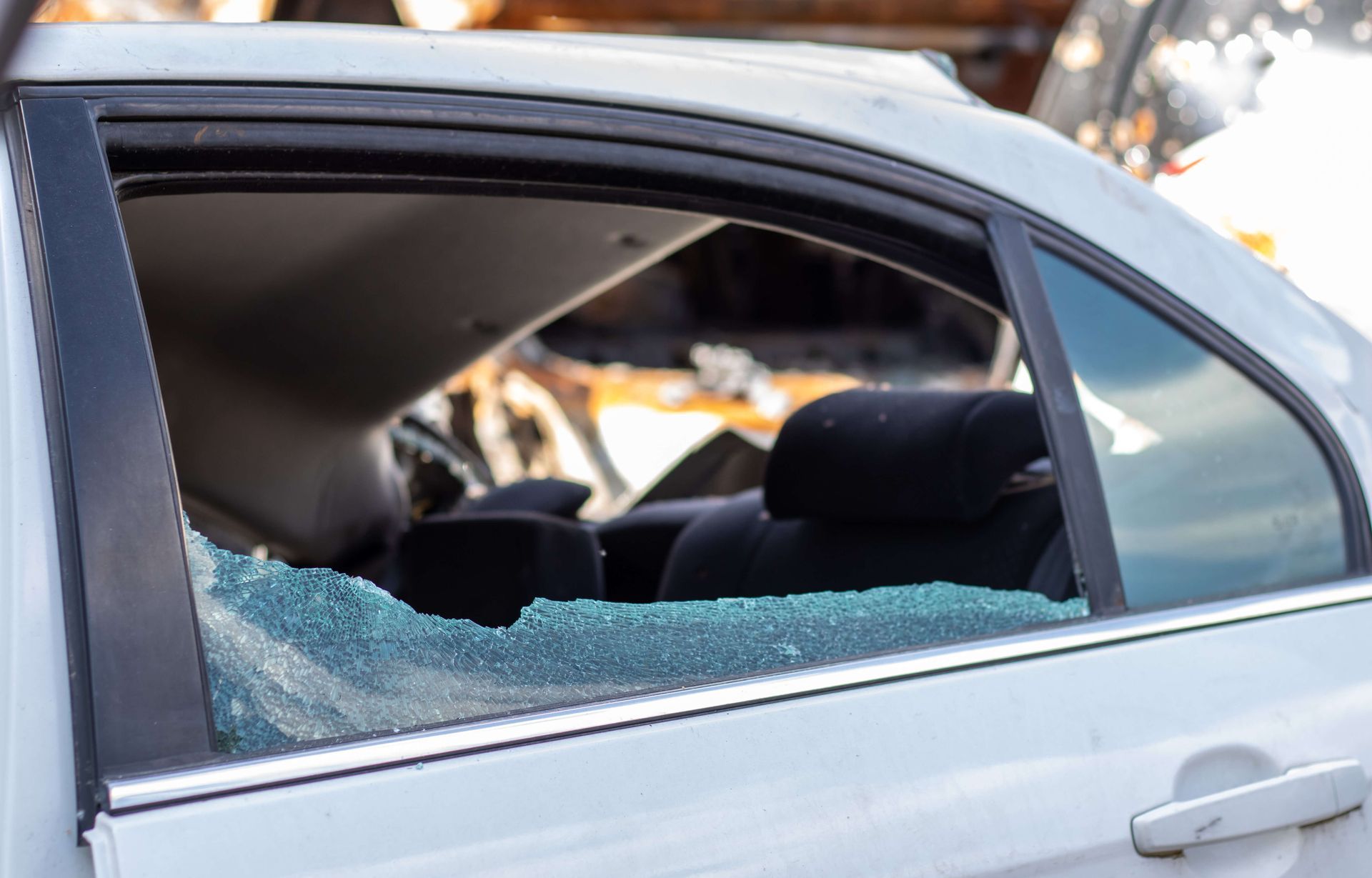 Side Car Glass Broken