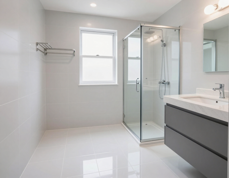 Freshly renovated bathroom