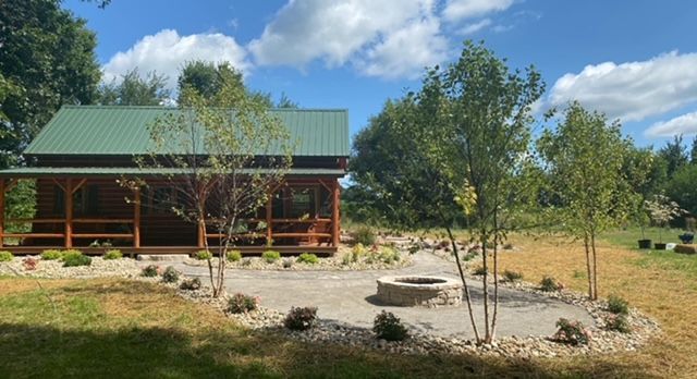 residential home with landscaped yard