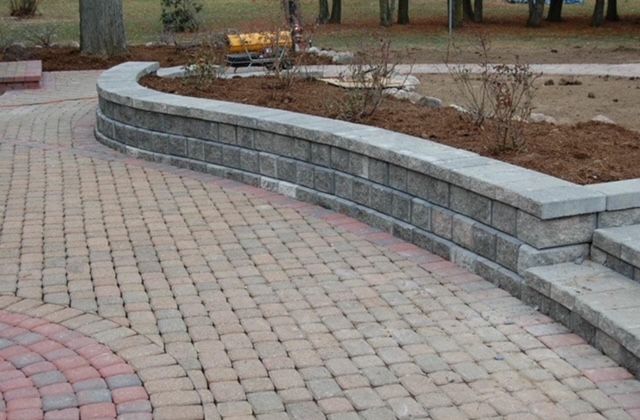 hardscape outside of residential home