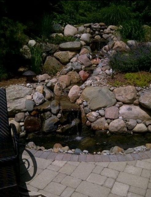 hardscape outside of residential home