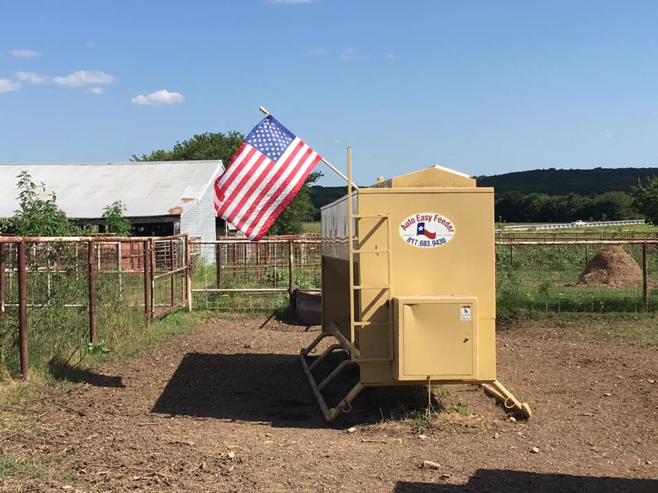 Programmable Feeder With USA Flag — Arlington, TX — Auto Easy Feeder