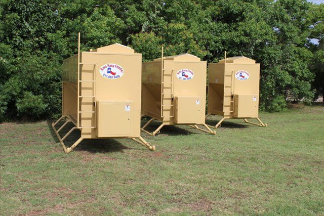 Three Models Of Livestock Feeder — Arlington, TX — Auto Easy Feeder