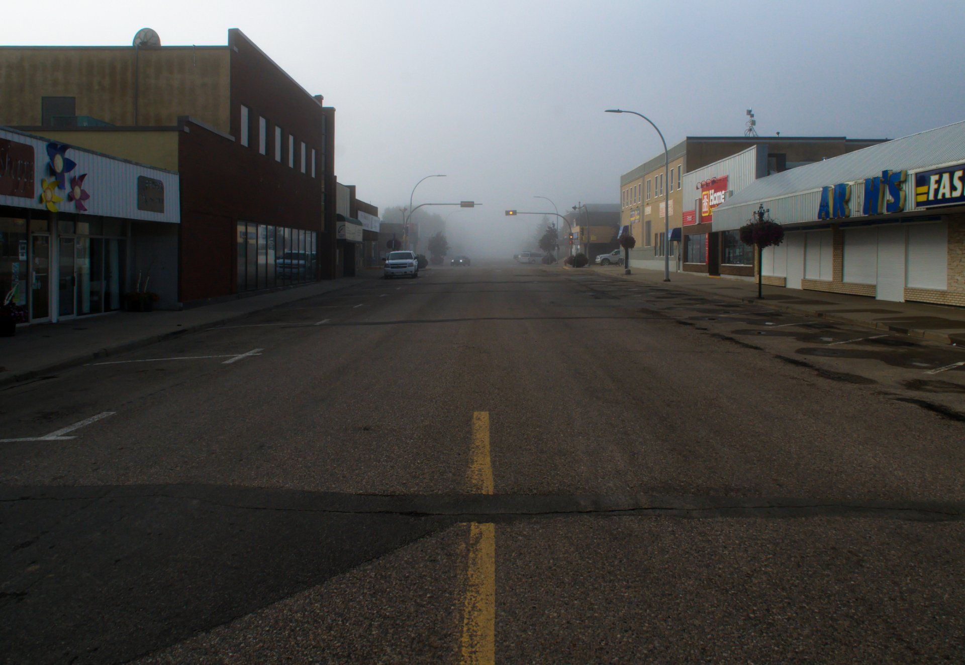 Downtown Asphalt Road — Barrie, ON — SprayMan Group