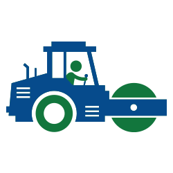 Municipal asphalt work