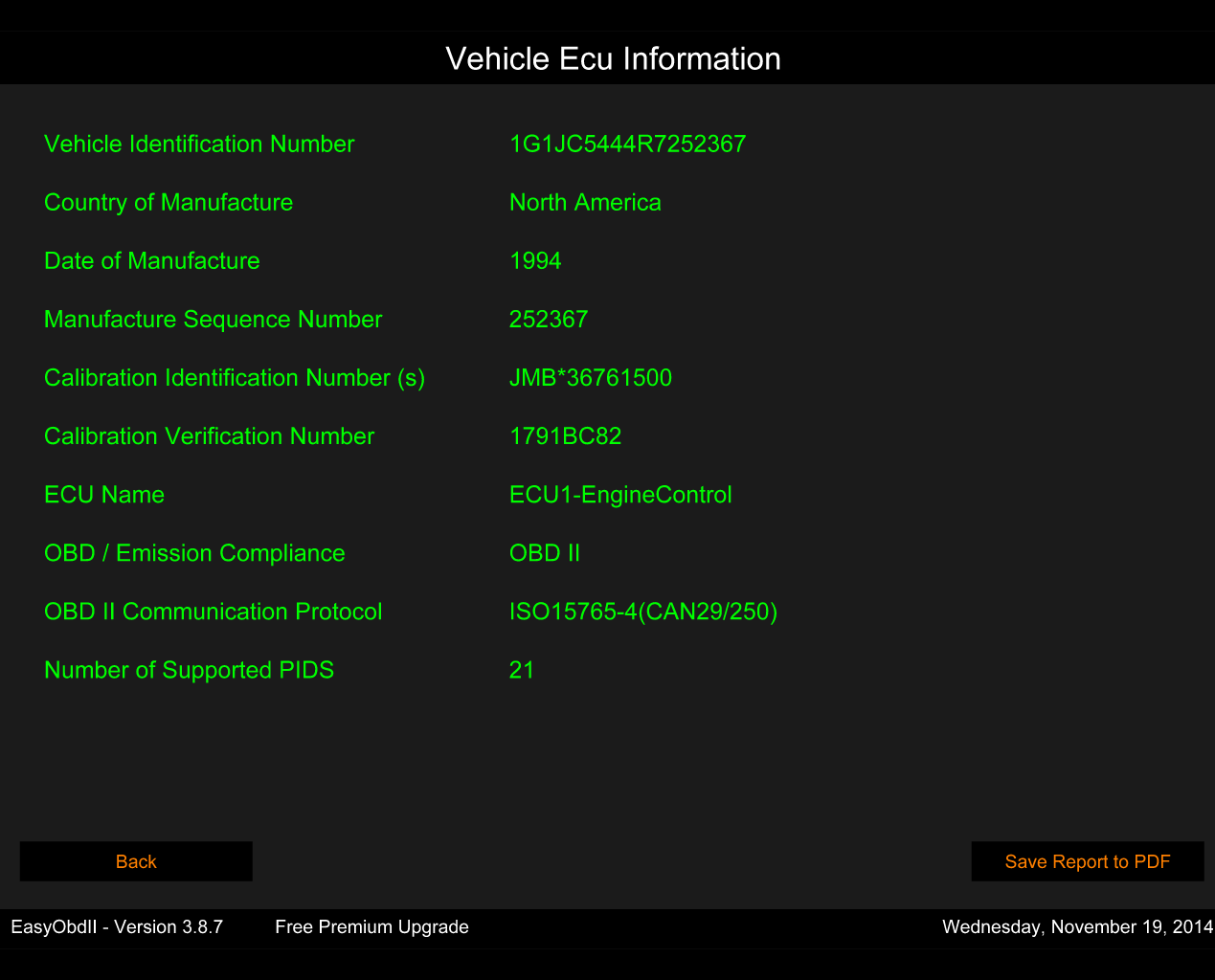 EasyObdII Software - Full Versoin
