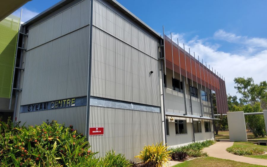 Exterior of The Steam Centre, a Two-Story Building — EXPOSURE NORTH PLASTERING PTY LTD in Berry Springs, NT