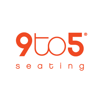 9to5 Seating logo in orange on a white background