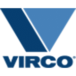 Virco logo with blue stylized V and wordmark