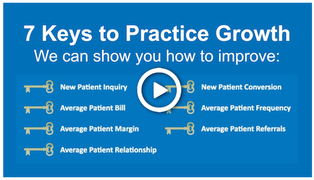 A blue sign that says `` 7 keys to practice growth we can show you how to improve ''